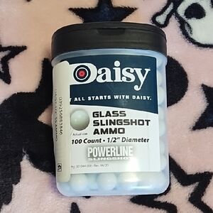 Daisy White Glass Slingshot Ammo NWT